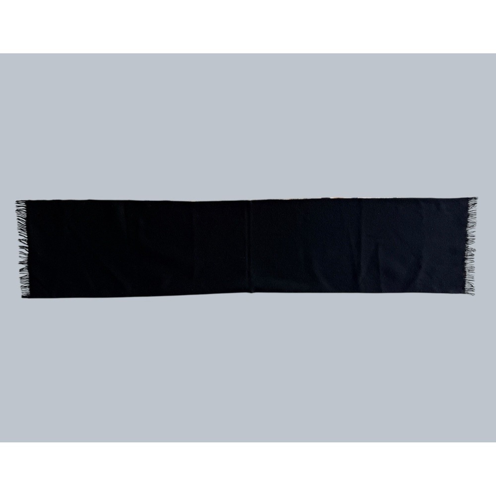 Hermès Feather Plume Print Silk & Cashmere Double-Sided Stole Scarf Vintage 90's - Picture 8 of 11